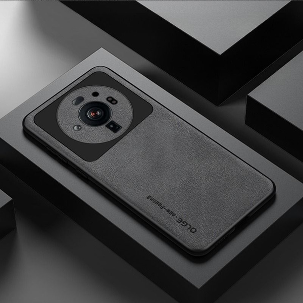 Стильный на коже чехол для Xiaomi 12S Ultra (Сяоми 12С Ултра, Ксиаоми ...