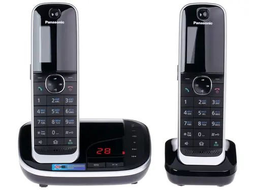 Беспроводной телефон Panasonic KX-TGJ322RUB (черный) - купить с ...