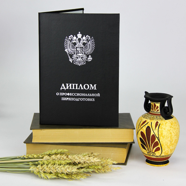 Обложка для документа А4 - Диплом о профессиональной переподготовке с ...