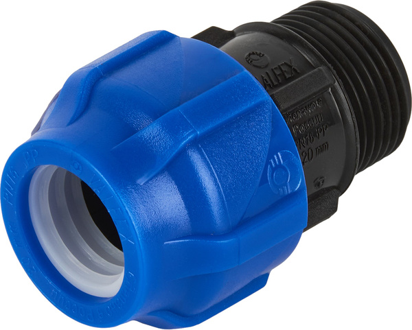Муфта переходная ПНД Valfex 3/4"х20 мм наружная резьба, 89106762 ...