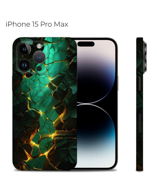 Защитная пленка на Айфон 15 Pro Max с защитой краёв / Виниловая ...