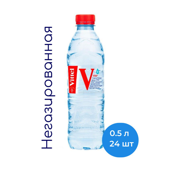 Vittel Вода Минеральная Негазированная 500мл. 24шт - купить с доставкой ...