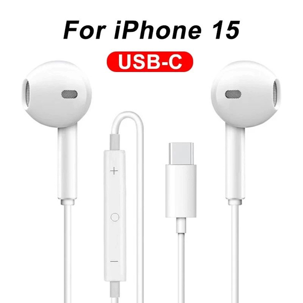 Наушники Type C для Iphone 15 наушники проводные для айфона USB-C ...