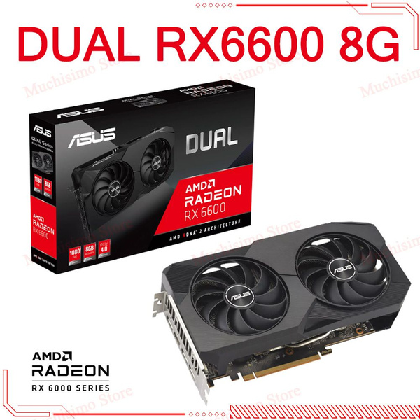 Видеокарта ASUS Radeon RX 6600, PCI Express 4.0 DisplayPort, HDMI DUAL ...