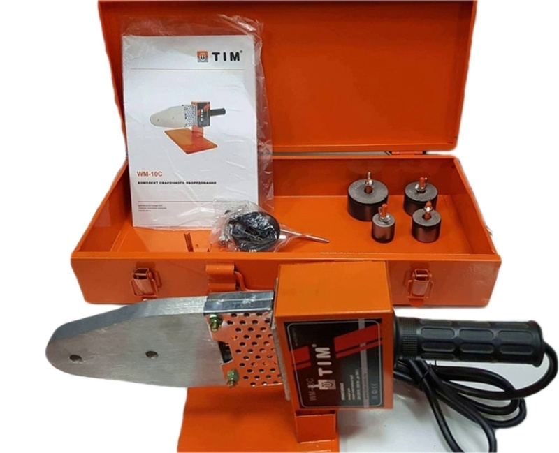 Характеристики Паяльник для ППР труб и фитингов, 1200 Вт, 4 насадки (20 ...