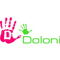 Doloni домик детский квадратный с карнизами и шторками