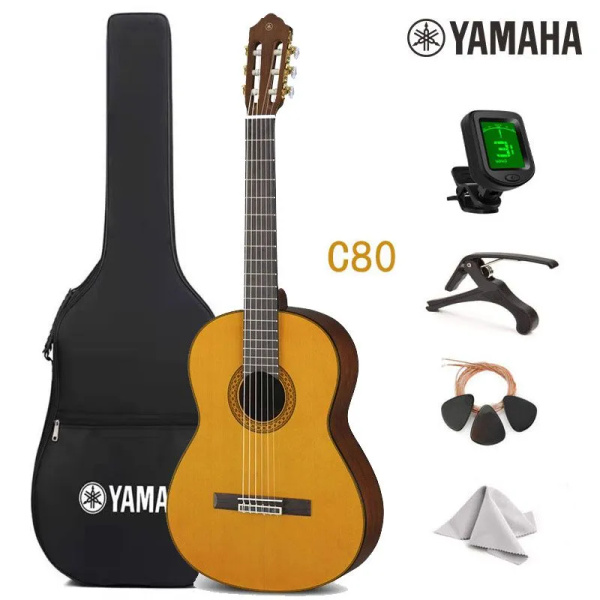 Yamaha Классическая гитара C40 6-струнная, корпус Черный орех 4/4 ...