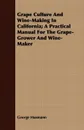 Grape Culture And Wine-Making In California; A Practical Manual For The Grape-Grower And Wine-Maker - George Husmann