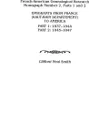 Emigrants from France (Haut-Rhin Department) to America. Part 1 (1837-1844) and Part 2 (1845-1847) - Alison Smith, Clifford Neal Smith