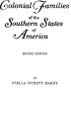 Colonial Families of the Southern States of America - Hardy