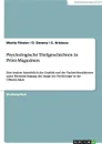 Psychologische Titelgeschichten in Print-Magazinen - Moritz Förster, D. Deneva, G. Hristova