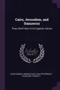Cairo, Jerusalem, and Damascus. Three Chief Cities of the Egyptian Sultans - David Samuel Margoliouth, Walter Spencer-Stanhope Tyrwhitt
