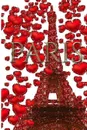 Paris Valentine's glitter  Red  hearts Eiffel Tower creative  blank Journal - Sir Michael Huhn