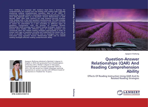 Обложка книги Question-Answer Relationships (QAR) And Reading Comprehension Ability, Apaporn Rothong