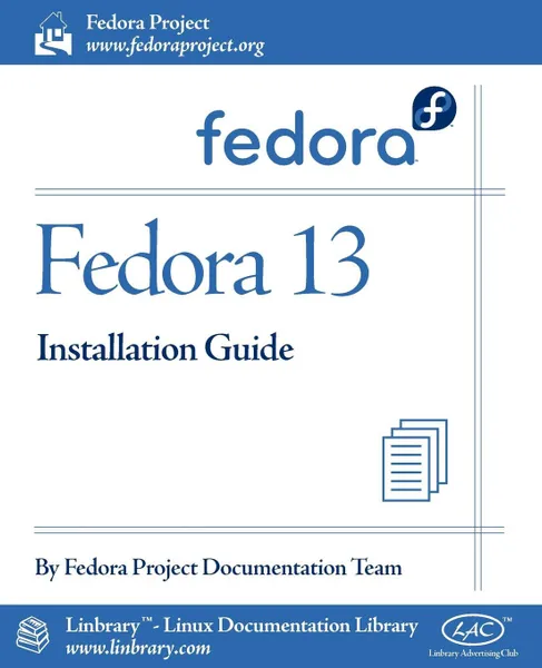 Обложка книги Fedora 13 Installation Guide, Fedora Documentation Project