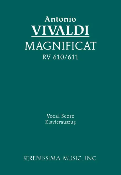 Обложка книги Magnificat, RV 610/611 - Vocal score, Antonio Vivaldi