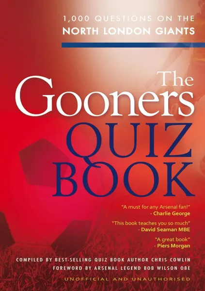 Обложка книги The Gooners Quiz Book, Chris Cowlin