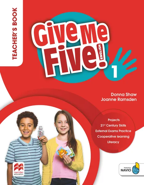 Обложка книги Give Me Five! Level 1. Teacher's Book (+ Navio App), Donna Shaw, Joanne Ramsden