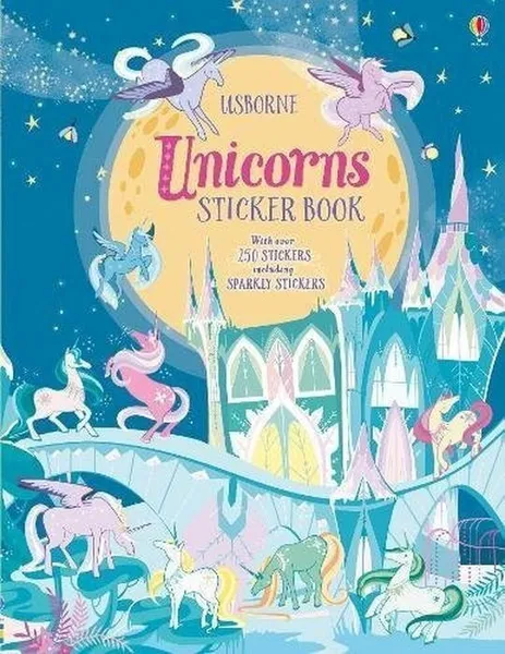 Обложка книги Unicorns Sticker Book, Fiona Watt