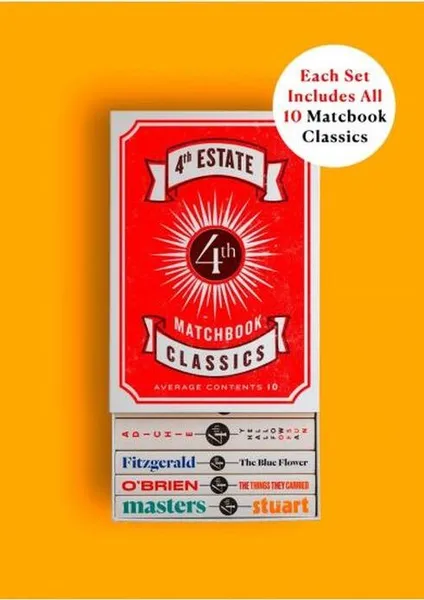 Обложка книги Matchbook Classics Box Set, J. G. Ballard, Jean-Dominque Bauby, Penelope Fitzgerald, Jonathan Franzen, Hilary Mantel, Alexander Masters, Chimamanda Ngozi Adichie, Tim O'Brien, Annie Proulx, Lorna Sage