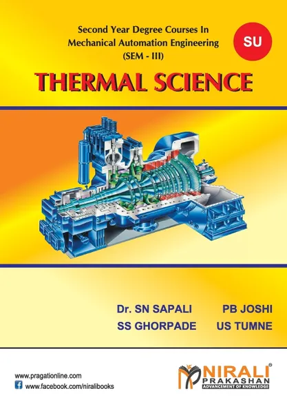 Обложка книги Thermal Science, Dr. S. N. Sapali, P. B. Joshi, S. S. Ghorpade