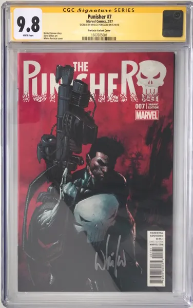 Обложка книги The Punisher #7 - CGC SS, Whilce Portacio