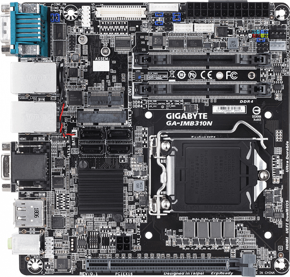 все цены на Материнская плата Gigabyte GA-IMB310N онлайн