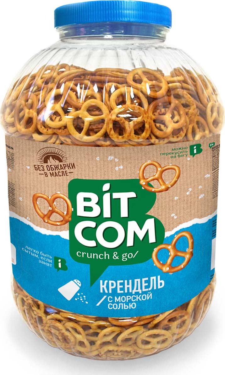 фото Крендель Bitcom, с морской солью, 1,5 кг