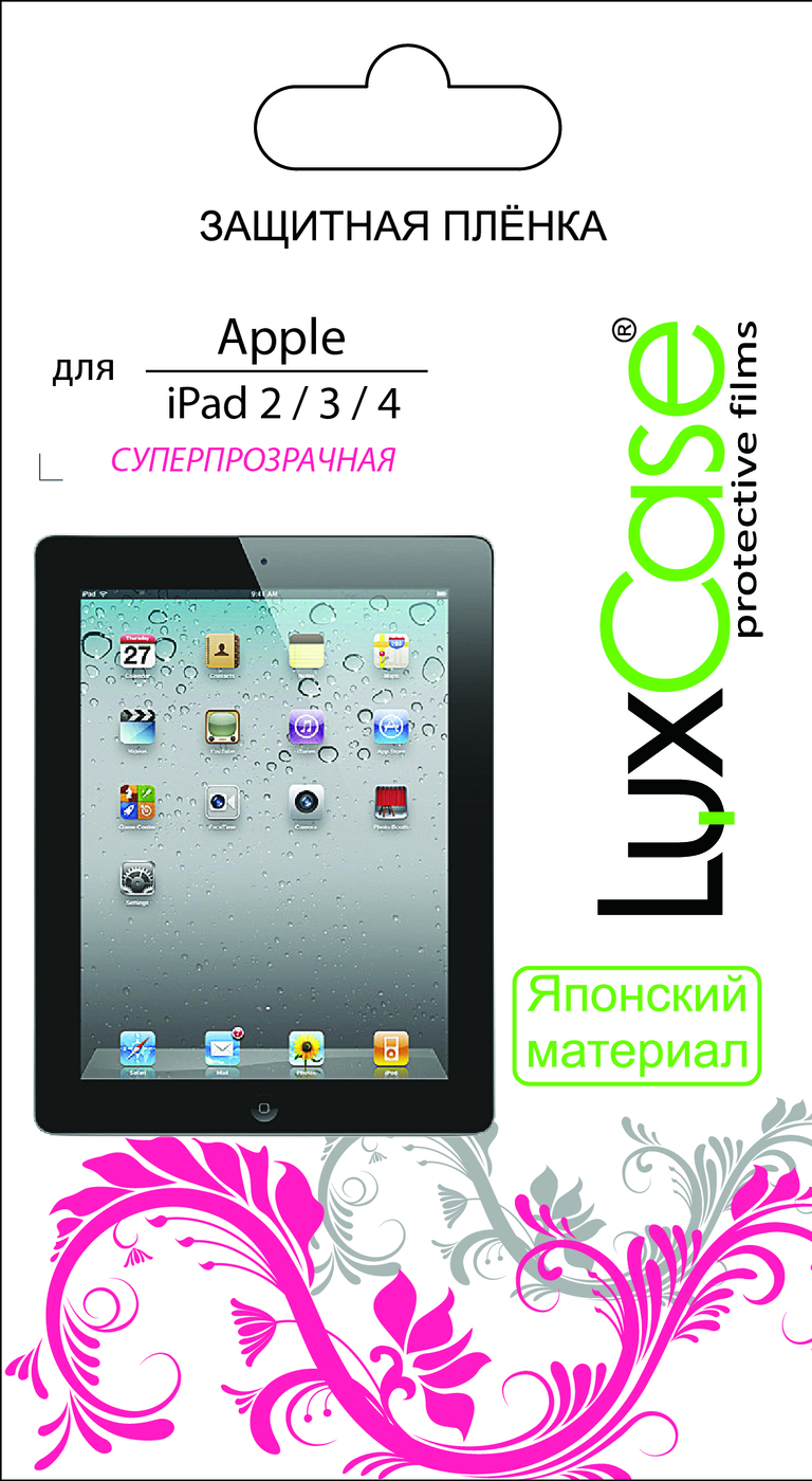 фото Пленка iPad 2 3 4 суперпрозрачная от LuxCase