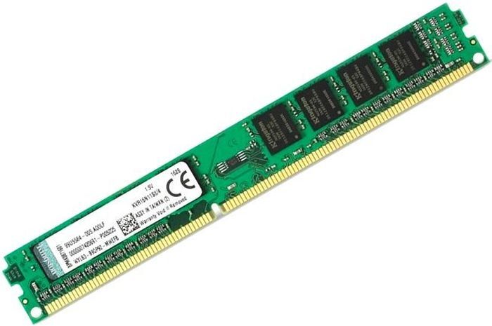 фото Оперативная память Kingston 4GB DDR4 2666 DIMM VLP KVR26N19S6L/4 Non-ECC, CL19, 1.2V, 1Rx16, 512x64 (290417)