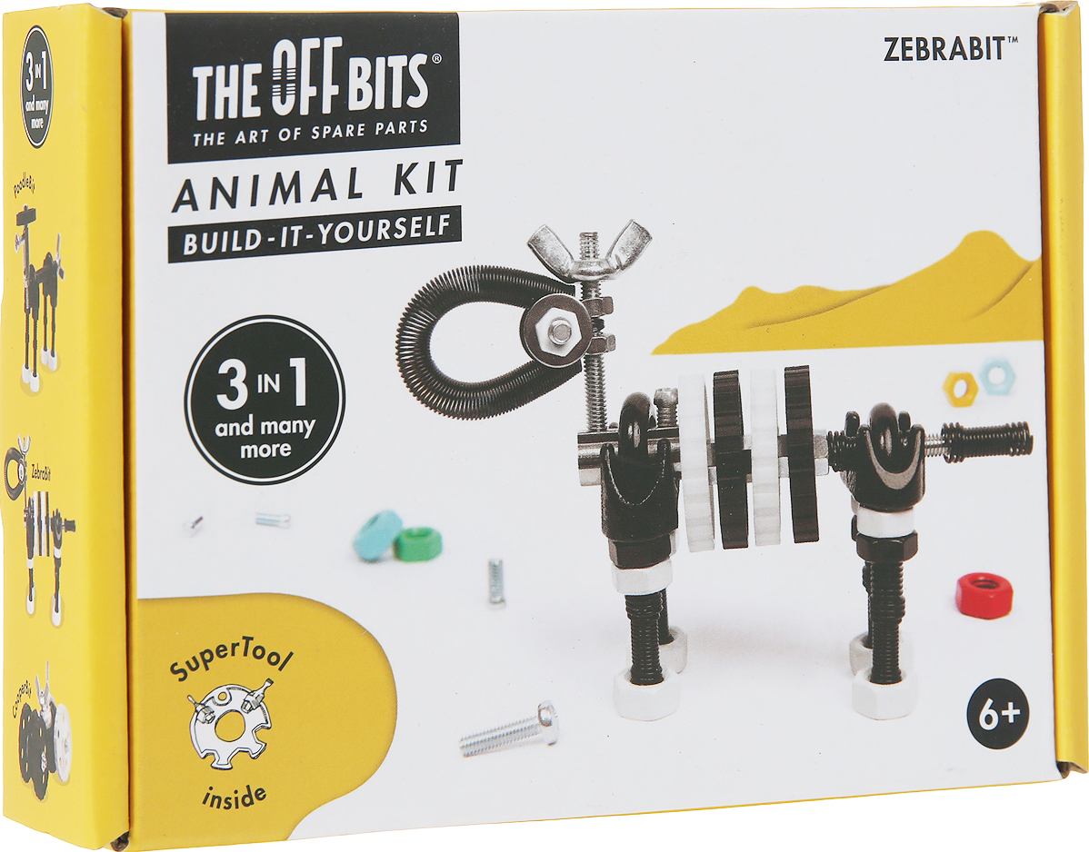 фото Металлический конструктор The Offbits Zebrabit, AN0002