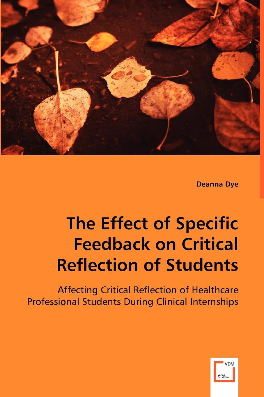 фото The Effect of Specific Feedback on Critical Reflection of Students