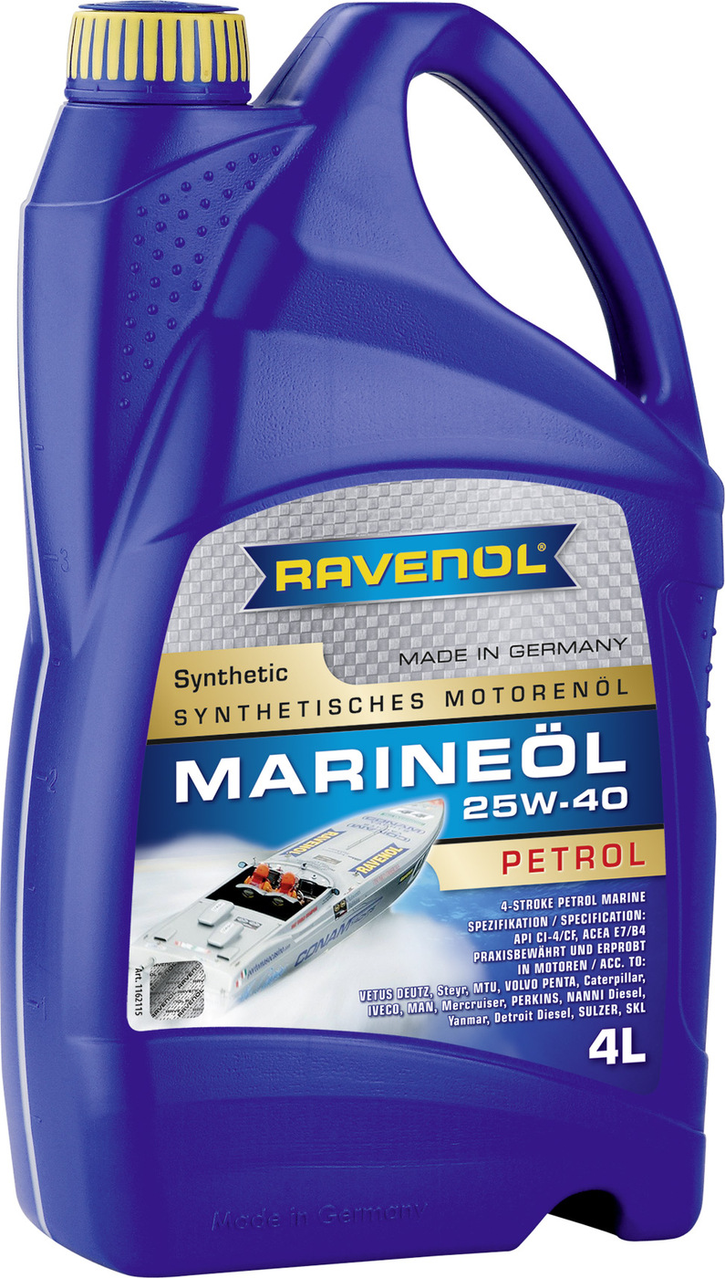 фото Моторное масло RAVENOL Marineoil PETROL SAE 25W-40 synthetic (4 л)