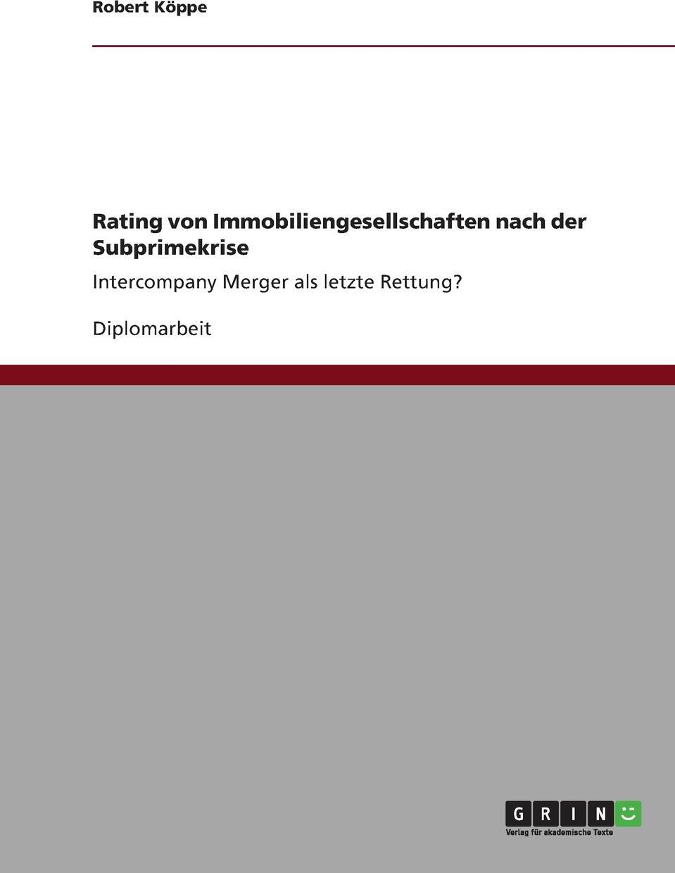 фото Rating von Immobiliengesellschaften nach der Subprimekrise