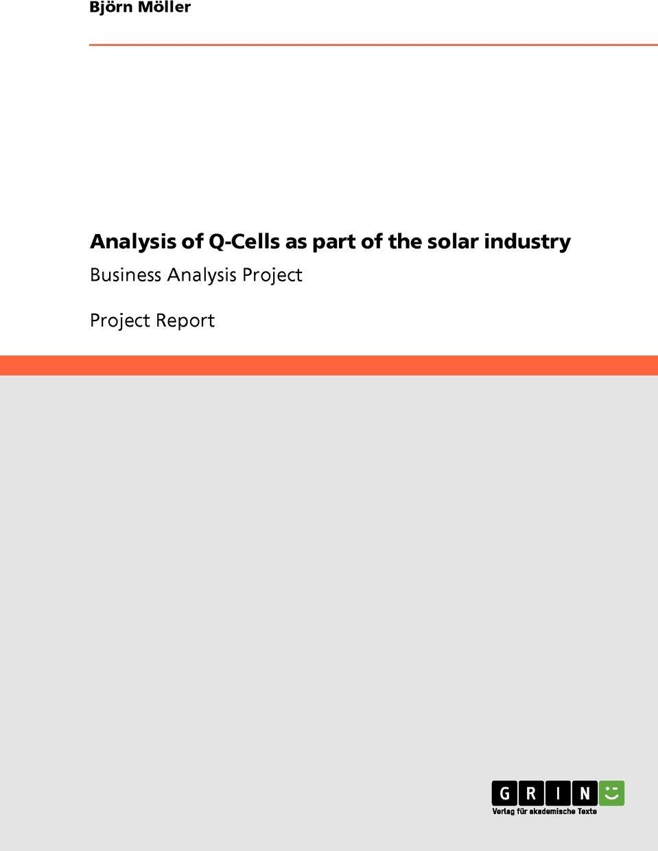 фото Analysis of Q-Cells as part of the solar industry