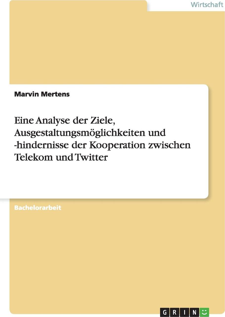 фото Eine Analyse Der Ziele, Ausgestaltungsmoglichkeiten Und -Hindernisse Der Kooperation Zwischen Telekom Und Twitter