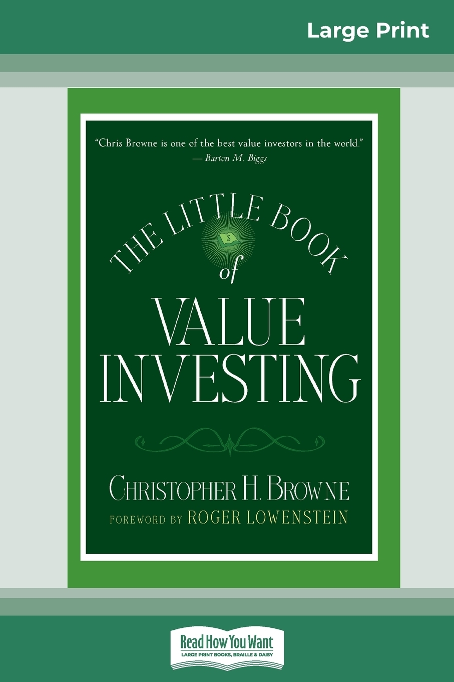 фото The Little Book of Value Investing. (Little Books. Big Profits) (16pt Large Print Edition)