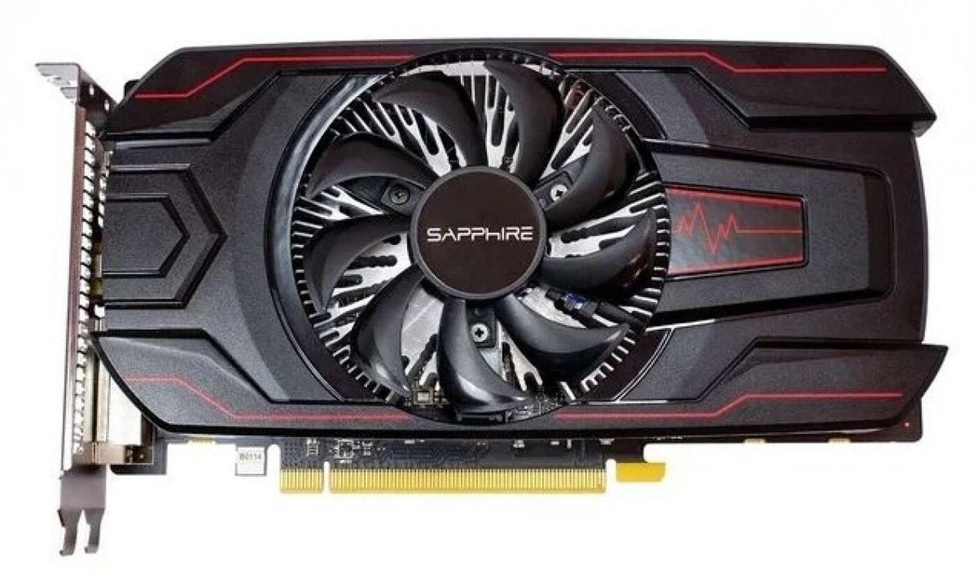 фото Видеокарта Sapphire RADEON RX 560, 2GB GDDR5 HDMI, DisplayPort, DVI-D RTL {10} (11267-22-20G)