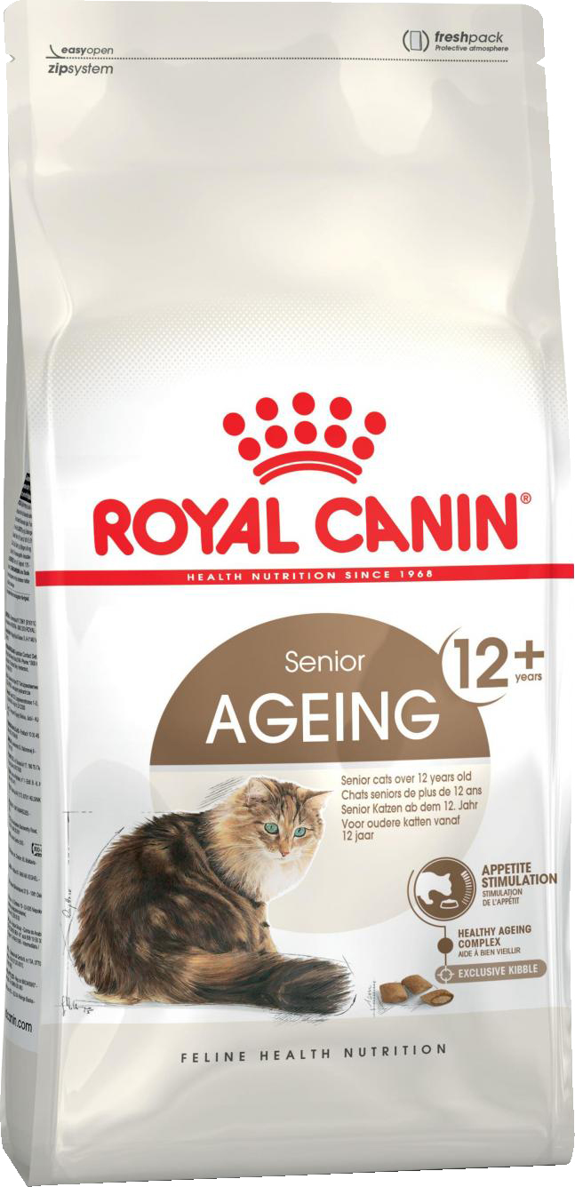 Корм сухой Royal Canin "Ageing 12+", корм для кошек старше 12 лет, 4 кг ...