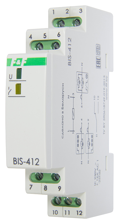 Реле импульсное (Бистабильное) BIS-412