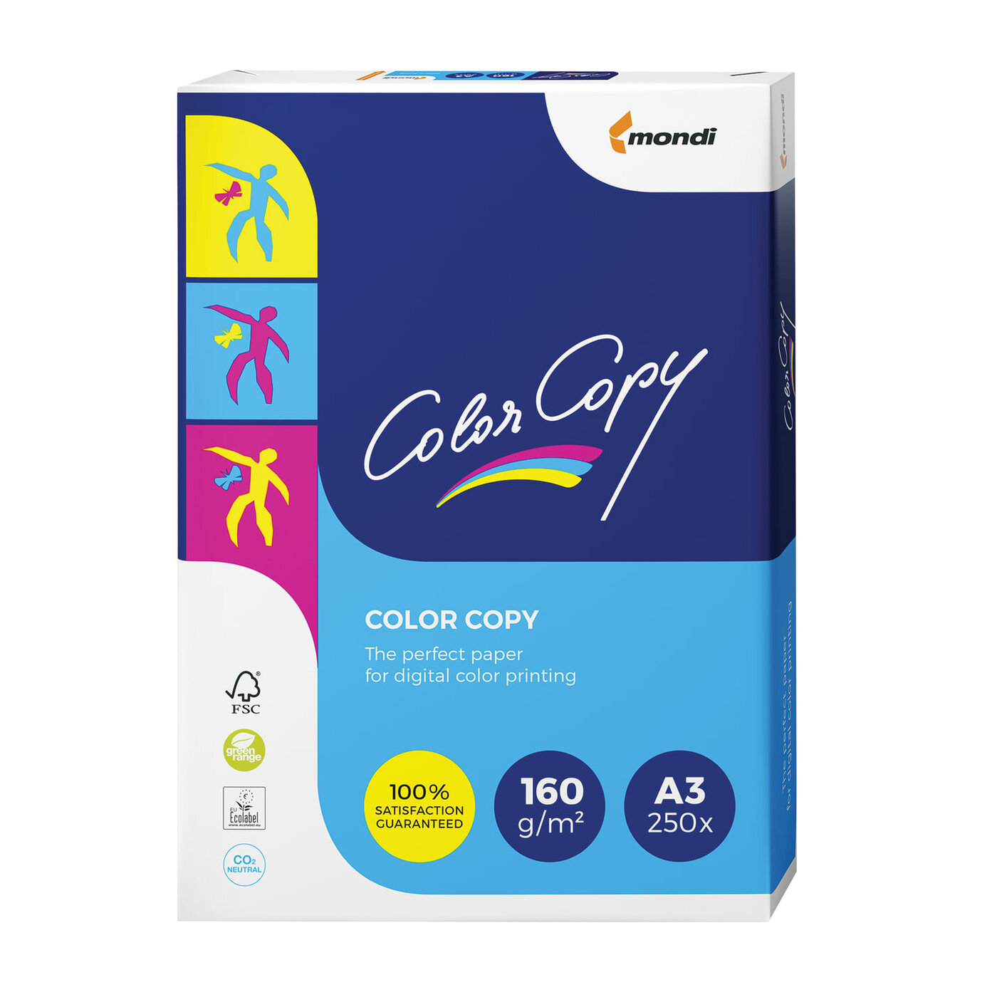 Бумага Color copy, А3 (297х420), 160 г/м, 250л, для полноцветной ...
