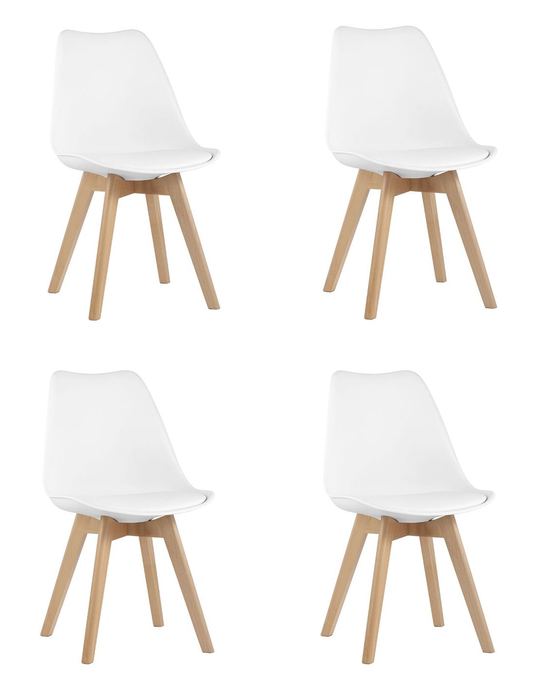 Характеристики Комплект стульев для кухни Frankfurt, 4 шт., подробное .