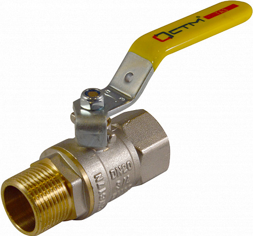 Кран шаровый для газа CTM ГАЗ 2\" гайка-штуцер, рычаг - купить в ...