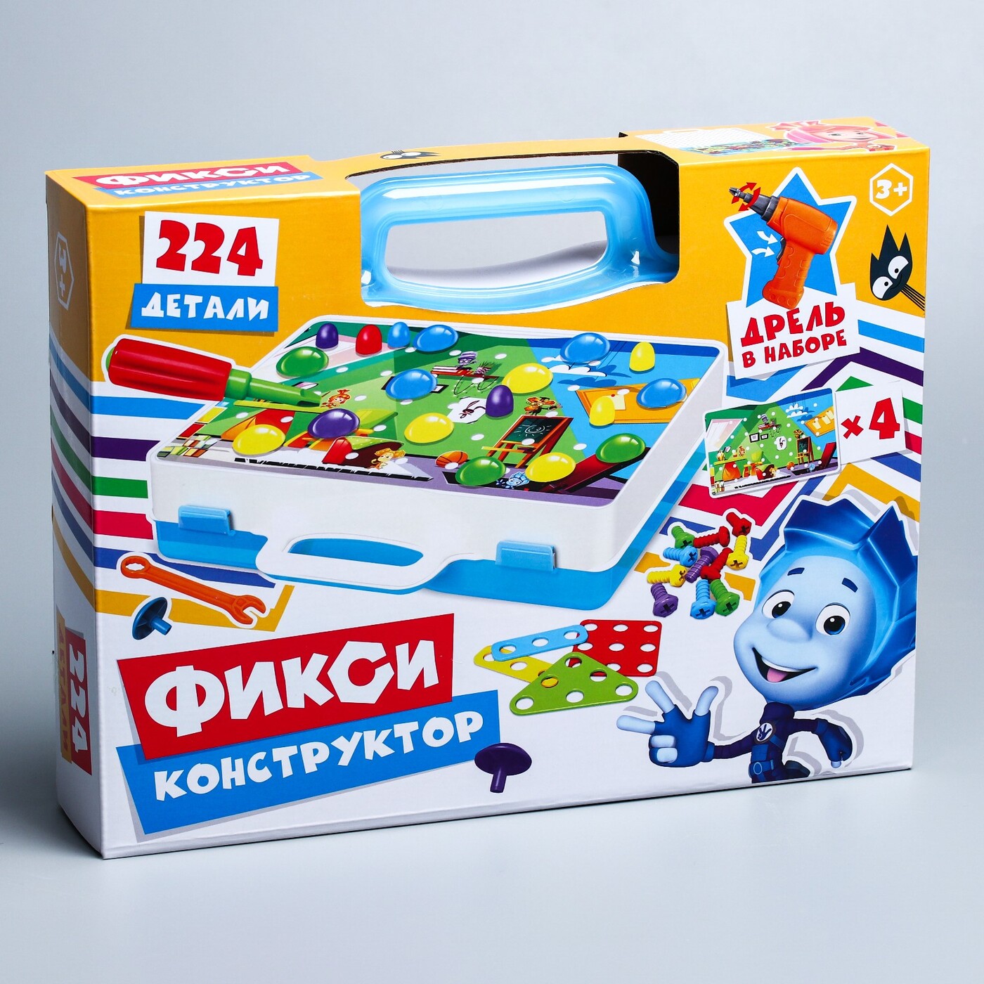 Конструктор винтовой Фиксики с дрелью — купить в интернет-магазине OZON ...