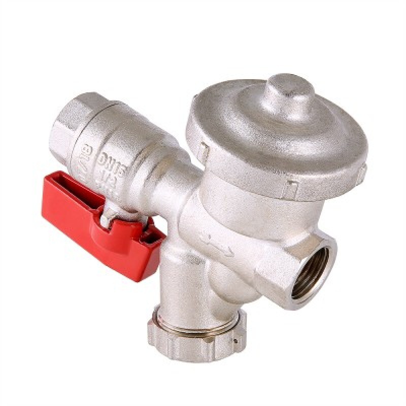 Кран шаровой со встроенным фильтром и редуктором давления (КФРД ...