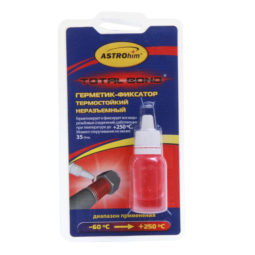 Фиксатор резьбы сильной фиксации красный (-60С+250С) 6мл ASTROhim ...