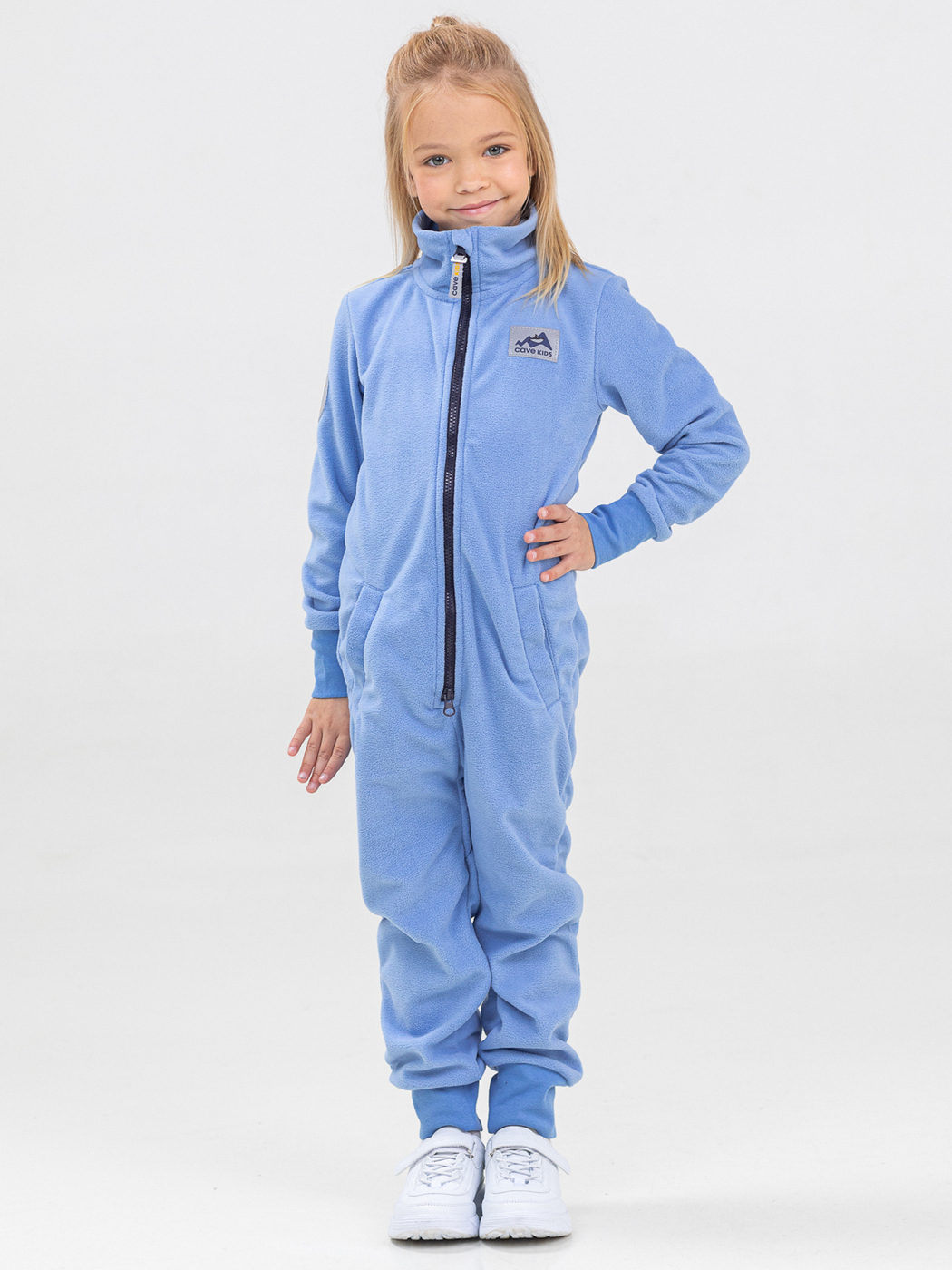 Комбинезон детский флисовый Country Fleece для школьников голубой ...