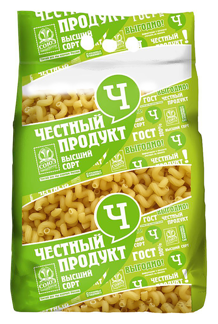 Характеристики Макароны "Виток" "Честный продукт" упаковка 5кг ...