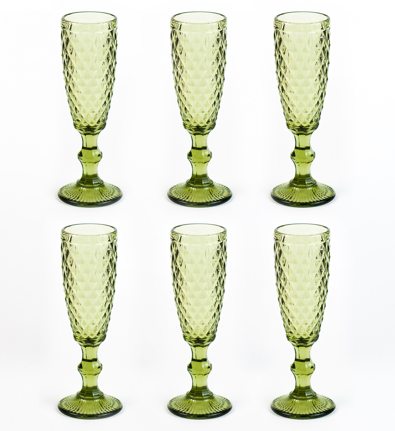 Набор бокалов Glass Ware для шампанского, 160 мл, 6 шт — купить в