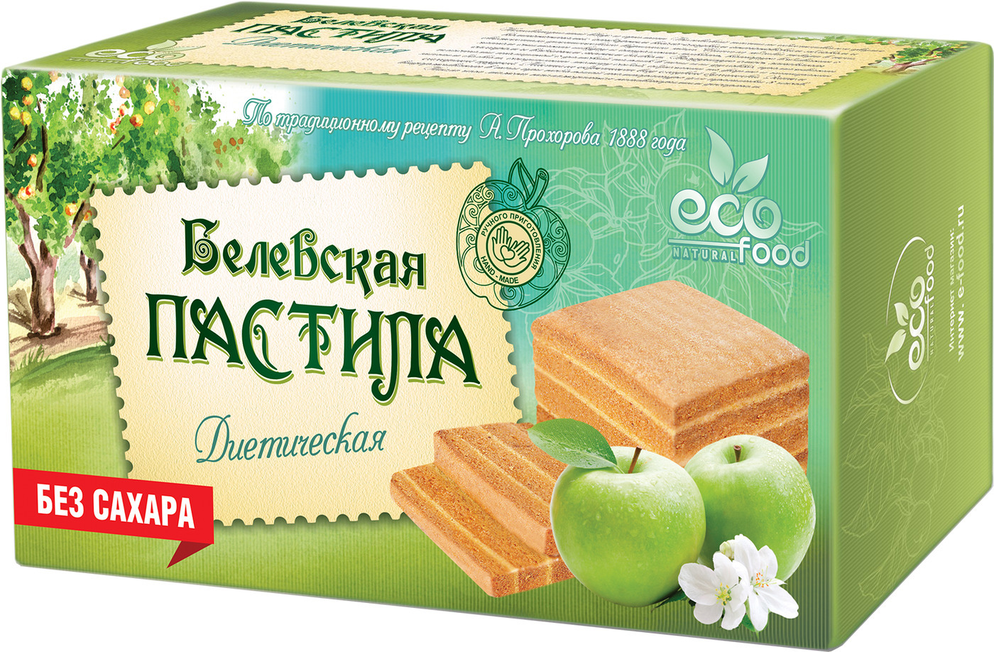 Пастила ecofood Белевская классическая 100 г